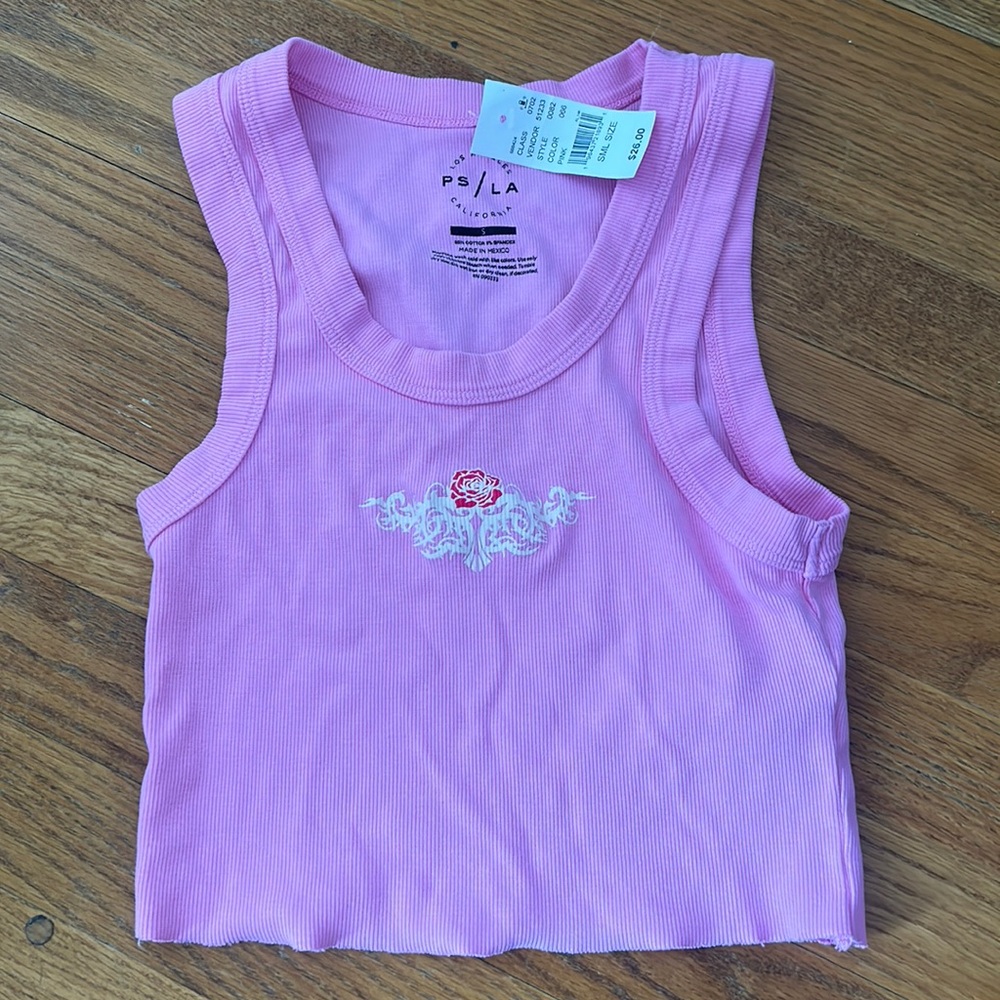 Pacsun pink graphic tank